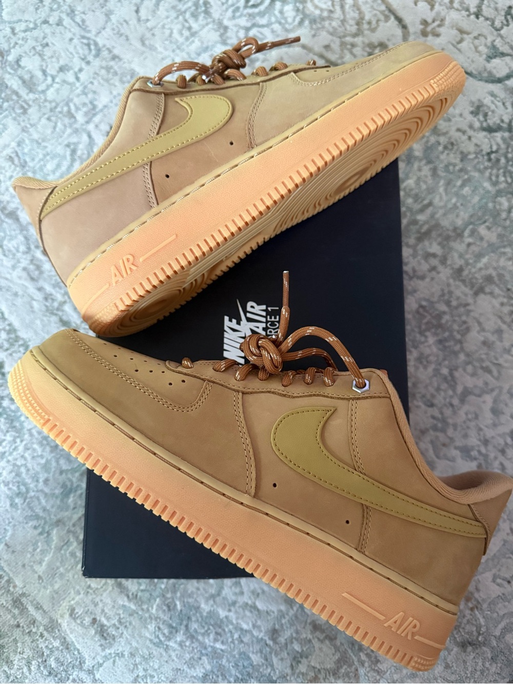 Nike Air Force 1 ‘07 WB Flax - Men’s Wheat/Tan Low-Top Sneakers